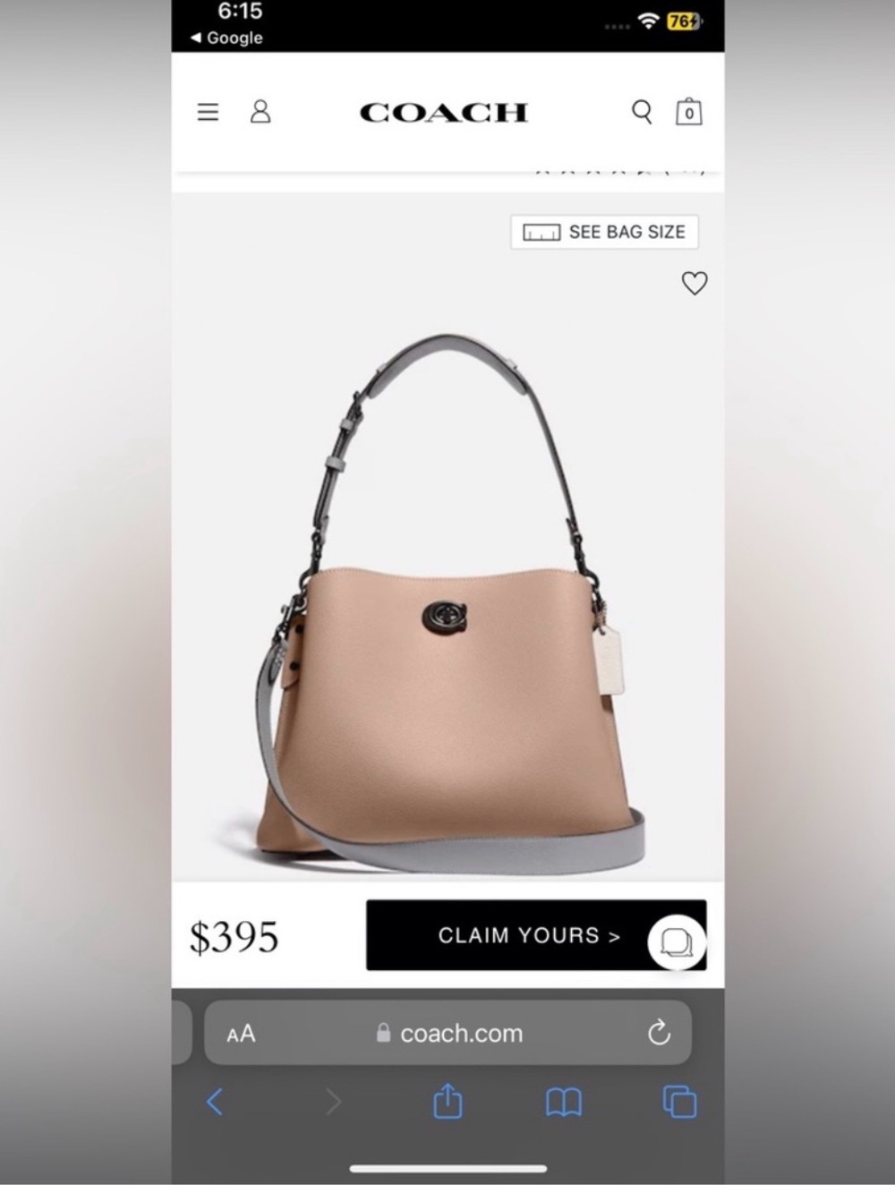 Coach Willow Shoulder bag